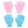 FOMIYES 4 Paires De Gants De Gommage Pour Le Bain Outils De Nettoyage Gants Pour Le Nettoyage Épurateur De Bain Gants De Mass