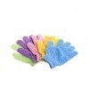 FRCOLOR Lot de 8 paires de brosses à récurer pour le bain - Éponge de lavage pour le corps - Gant exfoliant - Serviette exfol