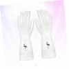 Healifty 3 Pièces Gants En Latex Gants De Lavage Gants De Nettoyage De Verre Gant DEssuyage En Caoutchouc Gants De Protectio