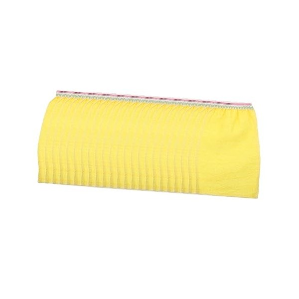 POPETPOP 25 Pièces Serviette De Bain Jetable Bain Luffa Gant Texture Gants De Bain Gants De Bain Jetables Spa Jaune Éponge Do