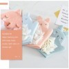 WOFASHPURET 3 Pièces Gants De Bain Lapin Gants De Gommage Sable Hors Gant Corps Gommage Éponge De Bain Éponges Gants De Toile