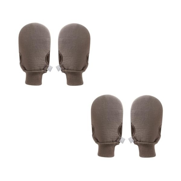 minkissy 4 Pièces Gants De Spa Épurateur De Bain Pour Le Corps Gants De Bain Gants De Massage Gants DÉpurateur De Corps Acce