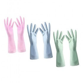 ULTECHNOVO 3 Paires De Gants En Latex Gants Fins Protection Gants En Caoutchouc Gants De Vaisselle Gants De Cuisine Gants Imp