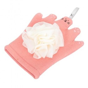 FRCOLOR Gants de bain éponge de nettoyage Gant de luffa Gant exfoliant en soie pour baignoires de bébé Gants de douche Servie