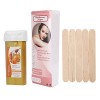 Kit Dépilation à épiler, Rouleau De Cire épilatoire, Spatule à Cire En Bois, Kit Dépilation Pour Femmes, Cire Dépilation, 