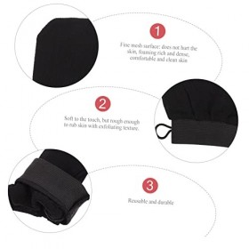 Beaupretty 4 Pcs Gants De Bain Épurateur De Corps Serviette De Voyage Épurateur De Bain Pour Le Corps Éponges Pour Le Nettoya