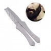 FRCOLOR Barbe Pour Hommes Peigne À Cheveux Pour Hommes Peigne En Métal Pour Hommes Peigne De Toilettage Des Cheveux Ensemble 