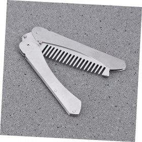 FRCOLOR Barbe Pour Hommes Peigne À Cheveux Pour Hommes Peigne En Métal Pour Hommes Peigne De Toilettage Des Cheveux Ensemble 