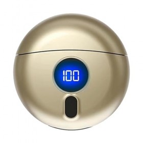 Mini rasoir électrique, Rasoir électrique USB avec affichage LED, Rasoir électrique en forme de soucoupe volante, rasoir de p