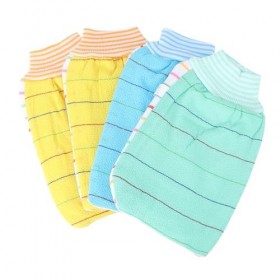 minkissy 1 Paquet 4 Pièces Gants De Spa Gant De Gommage Du Corps Gant De Nettoyage De Douche Gant De Douche Serviette De Nett
