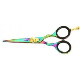 Ciseaux pour tailler la barbe et la moustache - Très tranchants - En titane - 12,7 cm