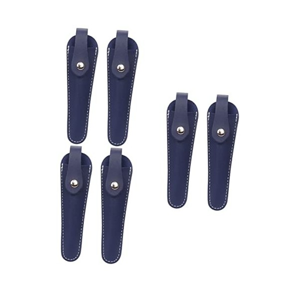 POPETPOP 8 Pièces Ensemble De Ciseaux De Coiffure Organisateurs De Coiffeur Protecteurs De Couverture De Ciseaux Étuis À Cise