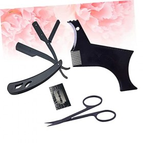 minkissy 1 Pièces Ciseaux En Acier Inoxydable Barbe Style Accessoires Barbe Façonnage Peigne Rasuradoras Para Hombres Homme R