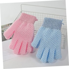 FOMIYES 12 Pièces Gants De Bain À Cinq Doigts Gant Exfoliant Pour Le Corps Gant Exfoliant Corps Pour Exfoliation Éponge Gants