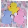 FRCOLOR Lot de 3 gants de bain - Accessoire de bain - Double usage - Accessoire pour enfant