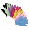 FRCOLOR Lot de 7 gants de nettoyage pour le bain - Brosse exfoliante pour le corps - Gants de bain exfoliants - Outil pour le