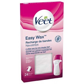 Veet EasyWax Recharges Bandes dEpilation - 72 bandes