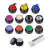 11pcs 8G - three couleur primaire avec noir et blanc + 6 peinture classique gel polissage trempage gel ongles set avec 5 pinc