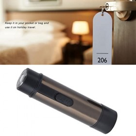 Rasoir électrique Portable, Mini Rasoir Puissant, épilateur Multifonction à Faible Bruit pour Hommes et Femmes Gris brossé 