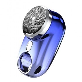 Mini rasoir électrique portable avec affichage numérique - Étanche - Pour homme - Pour nettoyer les cheveux et le visage
