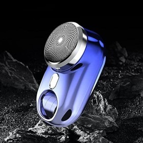 Mini rasoir électrique portable avec affichage numérique - Étanche - Pour homme - Pour nettoyer les cheveux et le visage