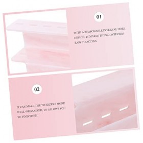 POPETPOP Support De Rangement Pour Pinces À Épiler Support De Grattoir Pince À Épiler Organisateur DAffichage Support De Pin