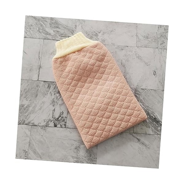 SOLUSTRE 4 Pièces Serviette Bain Gants Massage Gants Bain Gants Nettoyage La Peau Douche Moufles Exfoliantes Serviettes Pour 