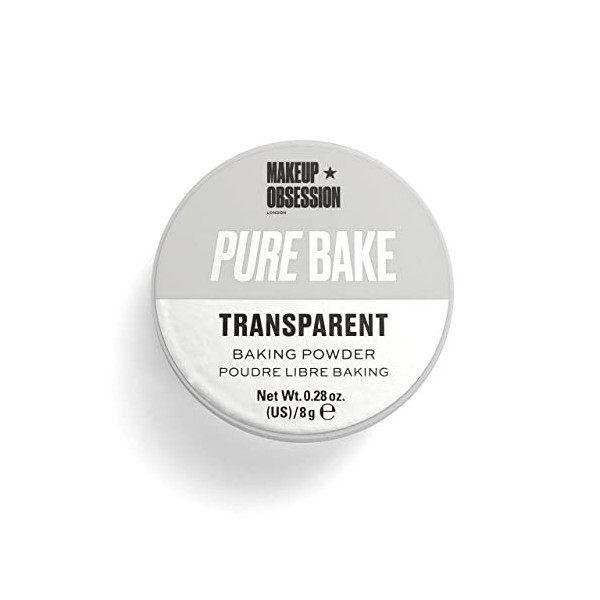 Makeup Obsession London, Pure Bake, Baking Poudre, Transparent, 8g