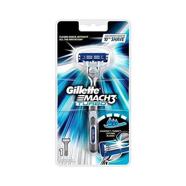 Gillette Mach3 Turbo Rasoir Homme