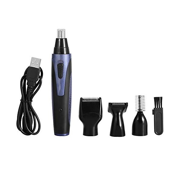 Tondeuse à barbe - tondeuse de nez, tondeuse électrique rechargeable pour épiler les sourcils de barbe