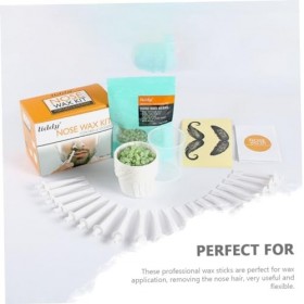 FRCOLOR 1 Ensemble De Cire DÉpilation Du Nez Kit DÉpilation Du Nez Bâtons De Cire Pour Le Nez Kit De Cire Pour Sourcils Bât