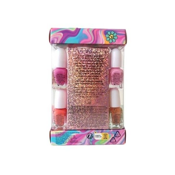 Tri-Coastal Set Smalitni Coloré Kid Friendly, Mini Nail Polish Colelction, 1 paquet de 10 petites couleurs assorties