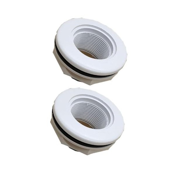 Lot de 2 connecteurs de tuyau de piscine de 3,8 cm pour piscine SP1023 - Raccord dentrée de retour sans fuite - Bouchon de b