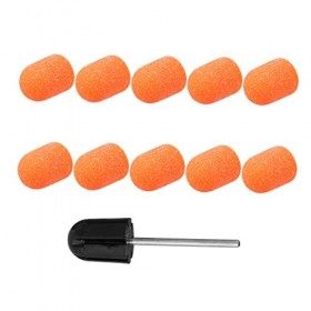 Beavorty 10Pcs Grinder Sand Cap Nail Set Nail Drill Set Puissance Lime À Ongles Nail Foret Set Acrylique Nail Drill Cuticules