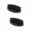 FOMIYES 2 Pièces Brosse De Coiffure Blaireaux Pour Hommes Hommes Blaireau Peigne De Coiffure Brosse À Barbe Chauffée Brosse À