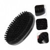 FOMIYES 2 Pièces Brosse De Coiffure Blaireaux Pour Hommes Hommes Blaireau Peigne De Coiffure Brosse À Barbe Chauffée Brosse À