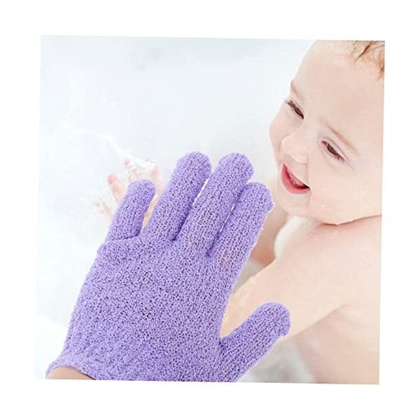 FOMIYES 20 Pièces Gants De Bain À Cinq Doigts Gants De Luffa De Bain Pour La Protection Solaire Pour Les Femmes Gommage Du Vi