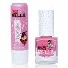 Miss Nella Nail Polis + Lip Balm set- Special Pink Glitter Nail Polish for Kids- WATERMELON POPSICLE, with Peel-off, Water Ba