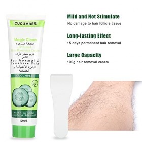 Crème dépilatoire naturelle, épilateur, crème pour le visage, le corps, le bikini et les jambes, crème hydratante douce dépil