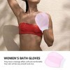 FOMIYES 4 Paires De Gants De Bain Gants De Gommage Gommage Pour Femmes Gants Exfoliants En Profondeur Gant Exfoliant Pour La 