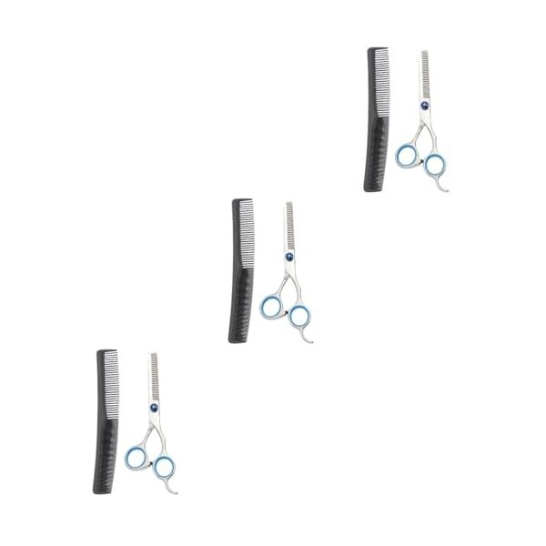 FOMIYES 4 Pcs Ciseaux De Barbier Et Peigne Ciseaux De Coiffeur Ciseaux De Coupe De Cheveux Ciseaux De Coiffure Ciseaux De Cou