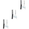 FOMIYES 4 Pcs Ciseaux De Barbier Et Peigne Ciseaux De Coiffeur Ciseaux De Coupe De Cheveux Ciseaux De Coiffure Ciseaux De Cou