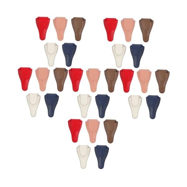 POPETPOP 5 Pièces De Protection Pour Coupe-Ongles Ciseaux De Coiffure Sac Pince À Épiler Capuchon Cuticule Protecteur DOngle