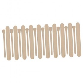 Amosfun 100 Pièces Kit De Bâtons En Bois Ciré De Limpieza De Oidos Applicateur De Crème Outil De Désherbage Kit DÉpilation D