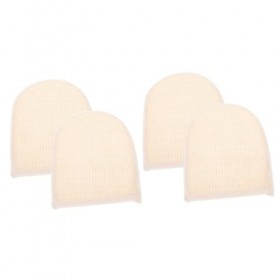 FRCOLOR 4 Pcs Coton Luffa Bain Épurateur Pour Le Corps Gant De Toilettage Gants De Spa Gants De Bain Épurateur Bain Gants Exf