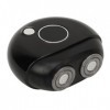 socobeta Mini Tondeuse à Barbe, Coupe-Barbe électrique Noire à Faible Bruit avec Affichage du Niveau de Batterie pour Adultes