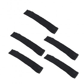 Bandes de Cou de Barbier, Empêchent les Cheveux Cassés, Bandes de Cou en Papier Confortables Noires pour Salon de beauté