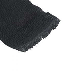 Bandes de Cou de Barbier, Auto-adhérence Empêchant leau Bandes de Cou en Papier Extensible Jetables Noir 5 Rouleaux pour Ext