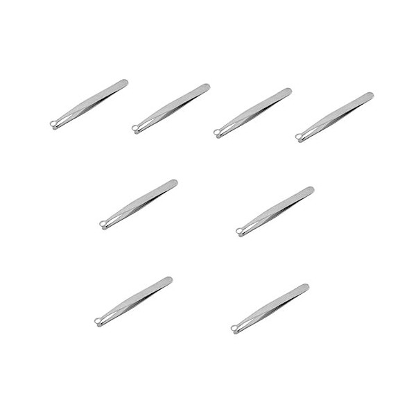 POPETPOP 2 Pièces Ciseaux À Poils De Nez Pince À Cils Pince À Épiler À Pointe Ronde Pince À Poils Du Nez De Maquillage Pinces