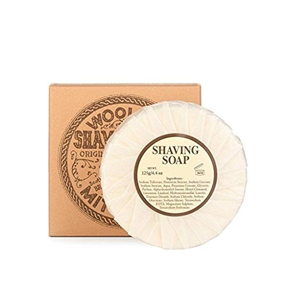 Mitchells Wool Fat Lanolin Shaving Soap Refill